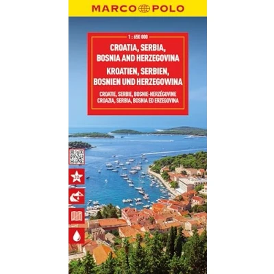 Afbeelding van Croatia, Bosnia, Herzegovina Marco Polo Map