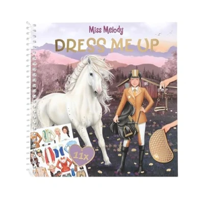 Image de Dessin et coloriage enfant Miss Melody Dress me up