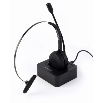 Afbeelding van Bluetooth call center headset, mono, zwart
