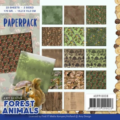 Afbeelding van Paperpack Forest Animals by Amy Design