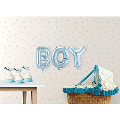 Afbeelding van Ballon folie set BOY 36 cm
