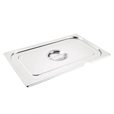 Afbeelding van Vogue RVS deksel met lepeluitsparing GN 1/1