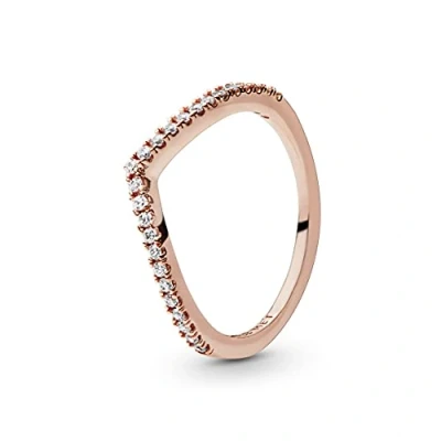 Afbeelding van PANDORA Stapelbare damesring met roze zirkonia, roze, Zirkonia