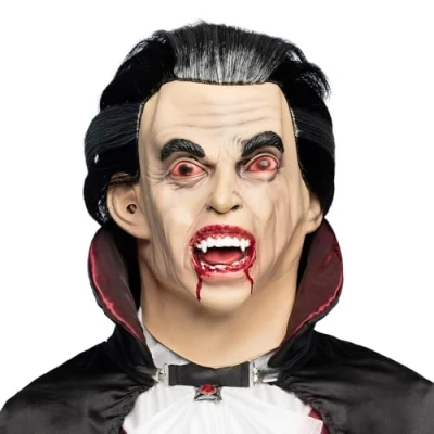 Afbeelding van Boland Latex hoofdmasker Crazy Zombie Volwassenen Ondode Halloween Horror Accessoire Verkleden