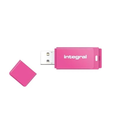 Afbeelding van Integral 128GB USB2.0 drive NEON PINK USB flash Type A 2.0 Roze