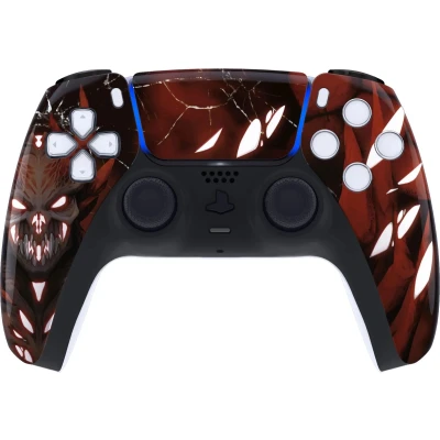 Afbeelding van Clever Gaming PS5 Draadloze Dualsense Controller Demon Custom