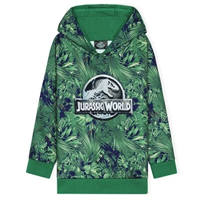 Afbeelding van Jurassic World Capuchontrui, dinosaurus, kinderen, jongens, Groen