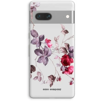 Afbeelding van Case Company® hoesje geschikt voor Google Pixel 7 Mooie bloemen Soft Cover Telefoonhoesje Bescherming aan alle Kanten en Schermrand