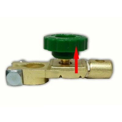 Afbeelding van Dragon Tools Accuklem Min pool ( ) met Stroomonderbreker DIN 17.5 mm