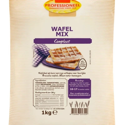 Afbeelding van Koopmans Professioneel Wafelmix Compleet 1kg