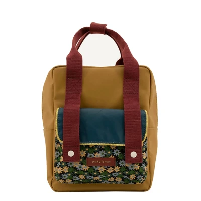 Afbeelding van Sticky Lemon Golden Backpack Small inventor green flowerfield