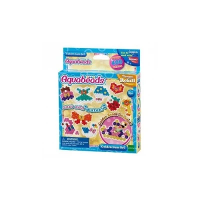Image de Coffret Perles dorées Aquabeads