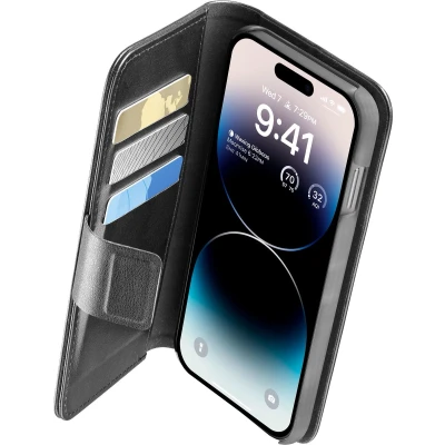 Afbeelding van Cellularline Flipcover Book Agenda Iphone 14 Pro Max Zwart (bookag2iph14prmk)