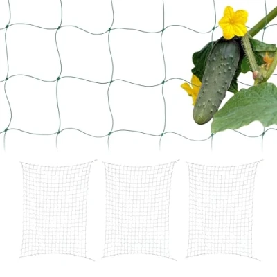 Afbeelding van Relaxdays klimnet voor planten 200 x 350 cm PE set van 4 plantennet moestuin