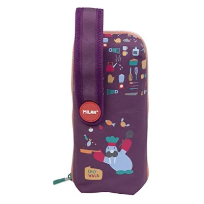 Afbeelding van Pennenzak Milan Super Chefs 31 Onderdelen Paars (22,5 x 11,5 11 cm)