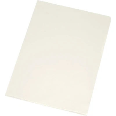 Afbeelding van Q CONNECT L map, glashelder, 120 micron, pak van 10 stuks