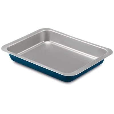 Afbeelding van Guardini Xbake Cakeblik Ovenschaal Taartvorm Cakevorm Bakvorm 24x32 cm Staal Blauw &amp; Zilver