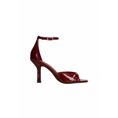 Afbeelding van Sacha Dames Rode sandalen met hak Maat 36