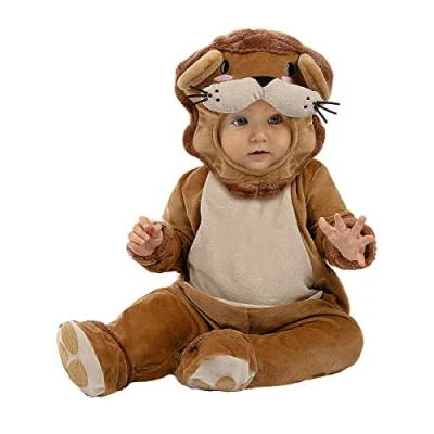 Afbeelding van FUNIDELIA Leeuwen kostuum voor baby Onesie 24 mnd (81 92 cm) Bruin