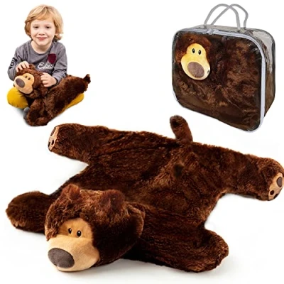 Afbeelding van ODOXIA verzwaarde teddy voor kinderen, rustgevend en geruststellend, knuffel, kniemat, schootmat, teddy, autisme, ADHD, angst, stress