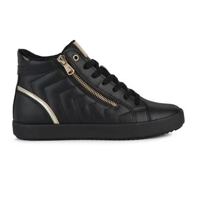 Afbeelding van Geox Blomiee Sneakers hoog, Dames, Maat: 36, Black Pu