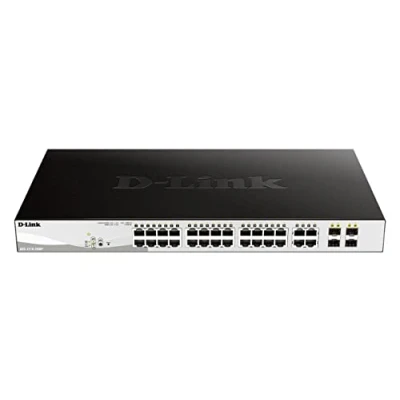 Afbeelding van D Link DGS 1210 28MP/E Netwerk switch RJ45/SFP 24 + 4 poorten 56 GBit/s PoE functie