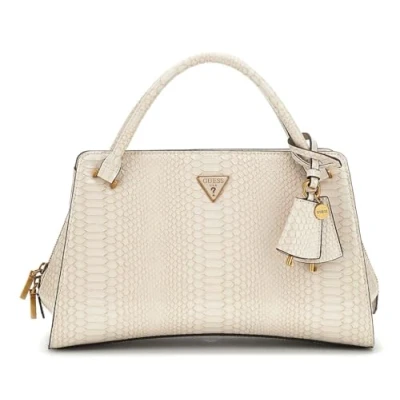 Afbeelding van GUESS Handtas Schoudertas Annita Girlfriend Satchel Ivory Crème