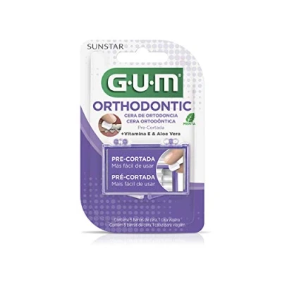 Afbeelding van Gum Orthodontische Wax Mint Beugelreiniging 1 st Beugelverzorging
