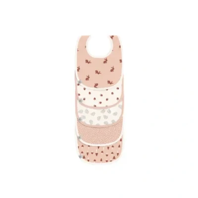 Afbeelding van Lassig Slabbetjes 5 Pack Little Forest Rabbit