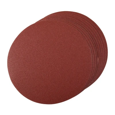 Afbeelding van Silverline 250 mm klittenband schuurschijven, 10 pak mm, 80 korrelmaat