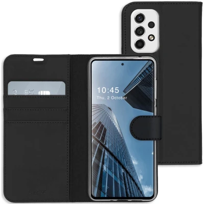 Afbeelding van Accezz Hoesje Geschikt voor Samsung Galaxy A53 Met Pasjeshouder Wallet Softcase Bookcase Zwart