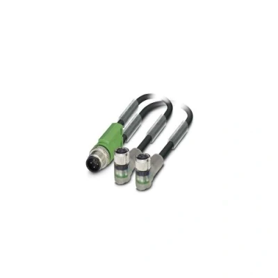 Afbeelding van Phoenix Contact 1671441 Sensor/actuator connector, geassembleerd M12 Aantal polen: 3 Adapter, Y vorm 3.00 m 1 stuk(s)