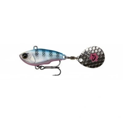 Afbeelding van Savage Gear Fat Tail Spin 6.5cm 16gr Sinking Blue Silver Pink Spinner