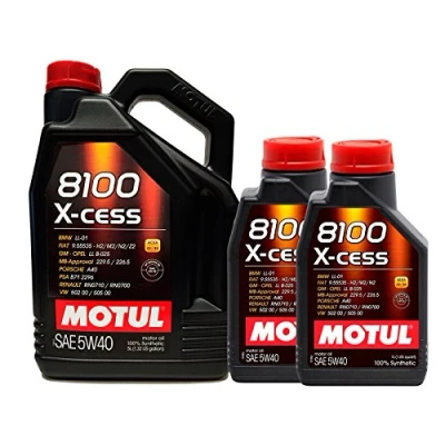 Afbeelding van Motul 8100 x Cess 5W40 motorolie, 7 liter (1 5 + 2 1 l)