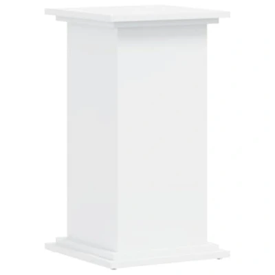 Afbeelding van Plantenstandaard 33x33x60 cm bewerkt hout wit