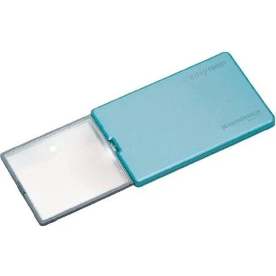 Afbeelding van Zakformaat loupe, Uitschuifbaar, Vergrotings factor 4x, Lens afmeting 82x50 mm.
