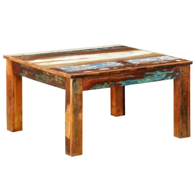 Afbeelding van Salontafel vierkant gerecycled hout