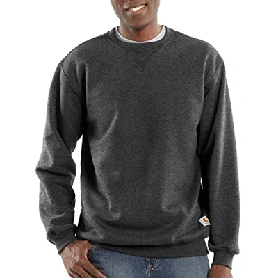 Afbeelding van Carhartt K124 Midweight Crewneck Sweatshirt Original Fit Carbon Heather M (valt als maat L)