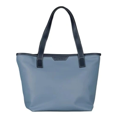 Afbeelding van TOM TAILOR Schoudertas Leora Zip Shopper Mid Blue Blauw
