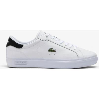Afbeelding van Lacoste Powercourt 125 Sneakers laag, Heren, Maat: 41, White/black Leer