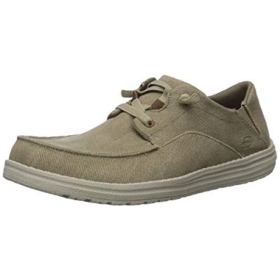 Afbeelding van Skechers Melson Volgo, sneakers voor heren, Tan, 42 EU, Lichtbruin.