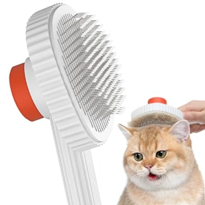 Afbeelding van ACE2ACE brosse de toilettage pour chat, à poils auto nettoyante longs et courts, élimine facilement les morts