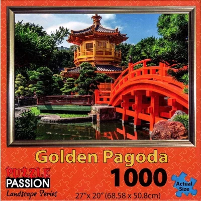 Afbeelding van Puzzle Mate puzzel Golden Pagoda 1000 stukjes