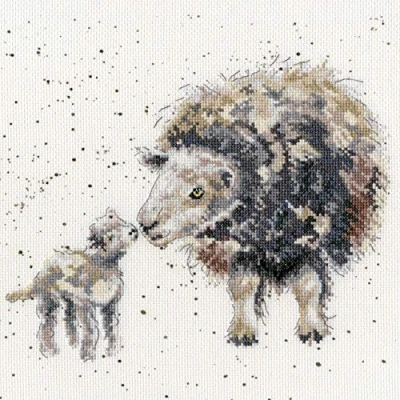 Afbeelding van Ewe And Me Borduurpakket Wrendale Designs by Hannah Dale XHD47