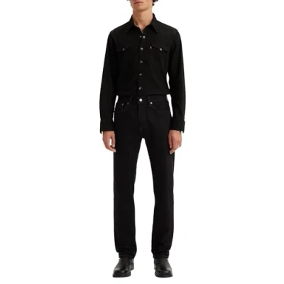 Image de Levi&#039;s Homme Jeans 505 Regular Fit, Noir, 40W / 32L