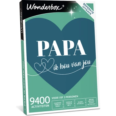 Afbeelding van Wonderbox Cadeaubon Ik hou van jou Papa
