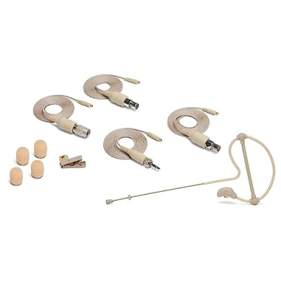 Image de Samson SE10TX Microphone Oreillette à électret omnidirectionnel beige (+ étui)
