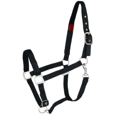 Afbeelding van Waldhausen Veiligheidshalster Zwart&amp;Rood Paardenhalster Full