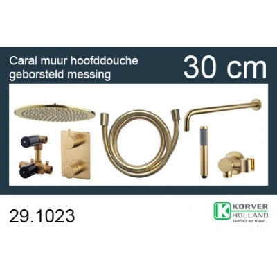Afbeelding van Wiesbaden one pack inbouwthermostaatset rond type 404 GM (30cm)