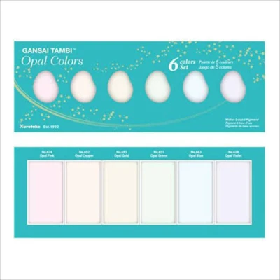 Afbeelding van Opal Colors, 6 Colors set